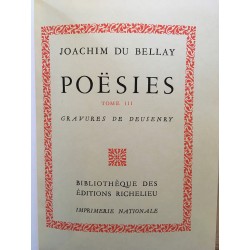 Joachim Du Bellay - Poësies...