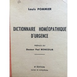 Dictionnaire homéopathique...