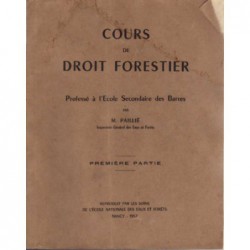 Cours de droit forestier