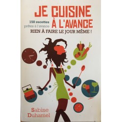 Je cuisine à l'avance