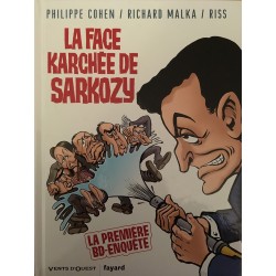 La face karchée de Sarkozy