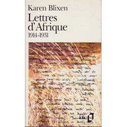 Lettres d'Afrique 1914-1931