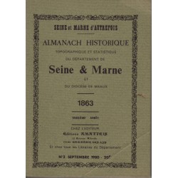 Almanach Seine-et-Marne 1863