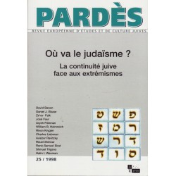 Où va le judaïsme ? La...