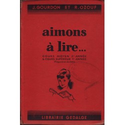 Aimons à lire…