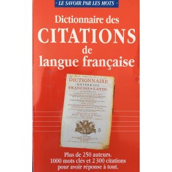 Dictionnaire des citations...
